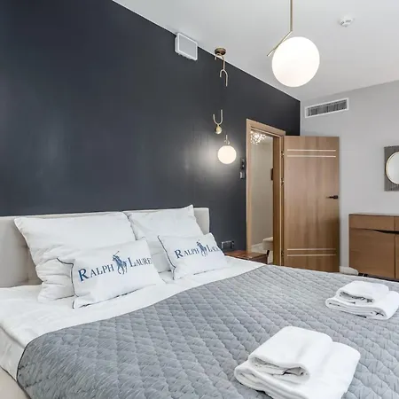 公寓 Deo Plaza Waterfront Luxury By Renters 格但斯克